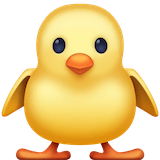 front-facing-baby-chick Emoji facebook
