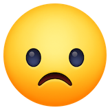 frowning-face Emoji facebook