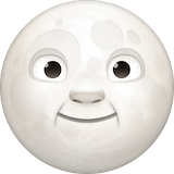 full-moon-face Emoji facebook