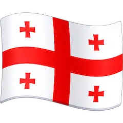 Флаг Грузии Эмодзи на Facebook