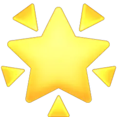 🌟 Leuchtender Stern Emoji auf Facebook