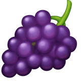 grapes Emoji facebook