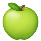 green-apple Emoji facebook
