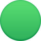 green-circle Emoji facebook