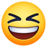 grinning-squinting-face Emoji facebook