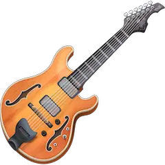 Guitarra Emoji Facebook