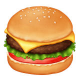 hamburger Emoji facebook