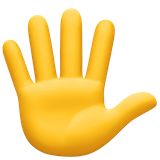 hand-with-fingers-splayed Emoji facebook