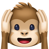 hear-no-evil-monkey Emoji facebook