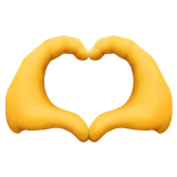 heart-hands Emoji facebook