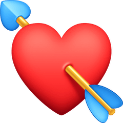 Coração flechado Emoji Facebook