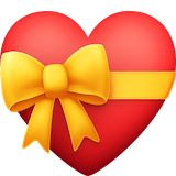 heart-with-ribbon Emoji facebook