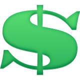 heavy-dollar-sign Emoji facebook