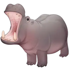 Hipopótamo Emoji Facebook