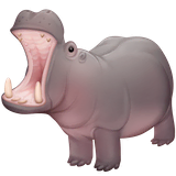 hippopotamus Emoji facebook