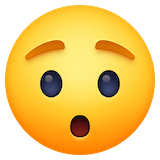 hushed-face Emoji facebook