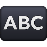 input-latin-uppercase Emoji facebook