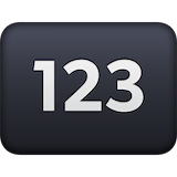 input-numbers Emoji facebook