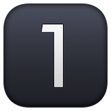 keycap-1 Emoji facebook