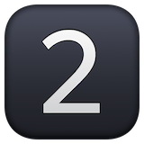 keycap-2 Emoji facebook