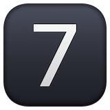 keycap-7 Emoji facebook