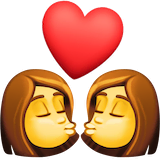 kiss-woman-woman Emoji facebook