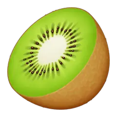Kiwi Fruit Emoji on Facebook