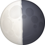 last-quarter-moon Emoji facebook