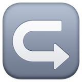 left-arrow-curving-right Emoji facebook