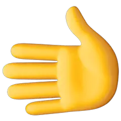 🫲 Mão para a esquerda Emoji nos Facebook