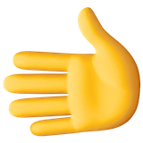 leftwards-hand Emoji facebook