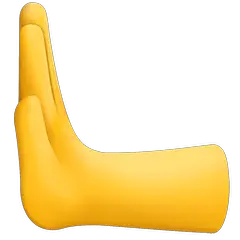 Naar Links Duwende Hand on Facebook