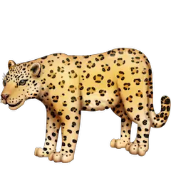 Leopard Emoji on Facebook