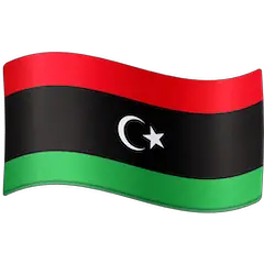 Флаг Ливии Эмодзи на Facebook