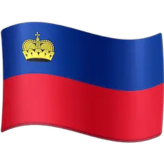 Флаг Лихтенштейна Эмодзи на Facebook