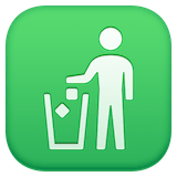 litter-in-bin-sign Emoji facebook