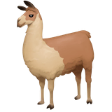 llama Emoji facebook