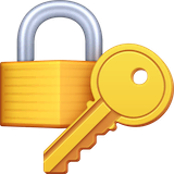 locked-with-key Emoji facebook