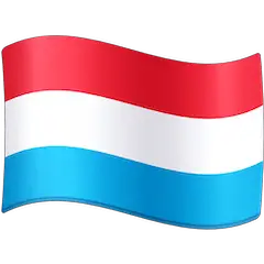Flagge von Luxemburg Emoji Facebook