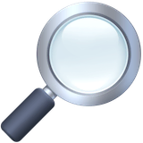 magnifying-glass-tilted-right Emoji facebook