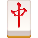 mahjong-red-dragon Emoji facebook