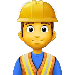 👷‍♂️ Trabalhador da construção civil Emoji nos Facebook