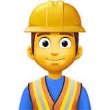 man-construction-worker Emoji facebook