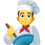 man-cook Emoji facebook