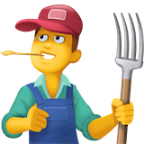 man-farmer Emoji facebook