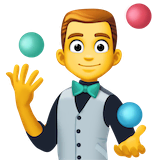 man-juggling Emoji facebook