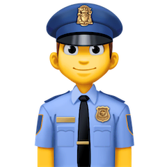 👮‍♂️ Man Police Officer Emoji on Facebook
