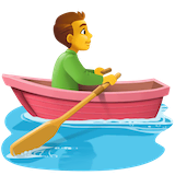 man-rowing-boat Emoji facebook