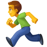 man-running Emoji facebook