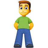man-standing Emoji facebook